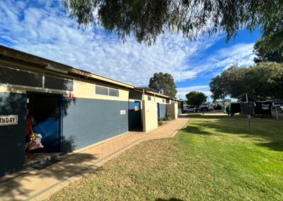 Laundry facility inside Esperance Pink Lake Tourist Park